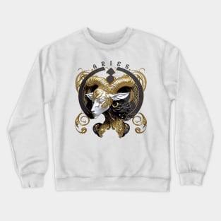 Design for Aries Zodiac Sign_6 Crewneck Sweatshirt